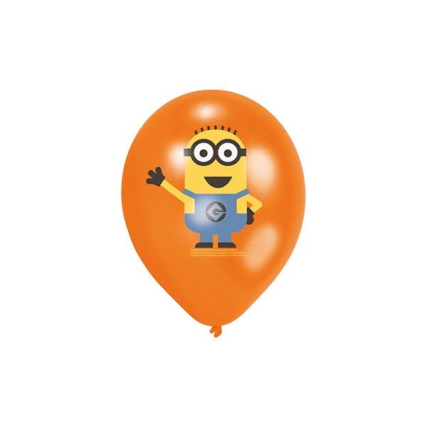 Luftballons Minions, 6 Stück