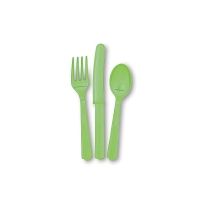 Besteck, grün, 18-teilig Besteck, grün, 18-teilig