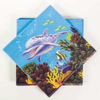 Servietten Unterwasserwelt