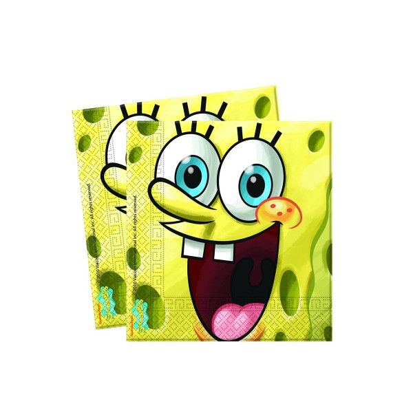 SpongeBobServietten, 33x33cm, 20 St