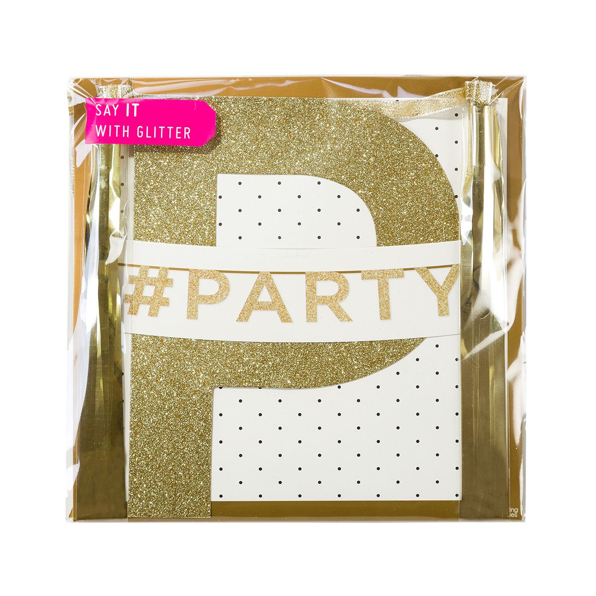 Girlande Party, 2 m, Girlanden, Partydeko