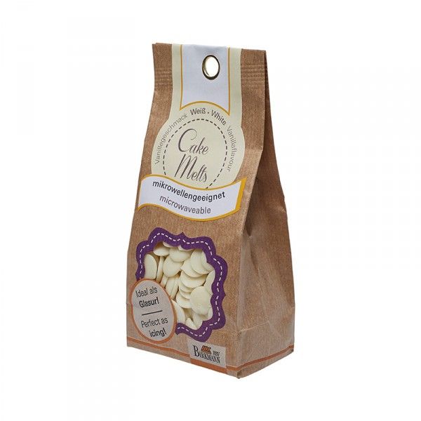 Cake Melts, weiß, 250g Beutel