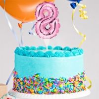 Kuchenpicker Folienballon Zahl 8 in Pink, 22 cm klein, selbstaufblasend, 1 Stück Kuchenpicker Folienballon Zahl 8 in Pink, 22 cm klein, selbstaufblasend, 1 Stück