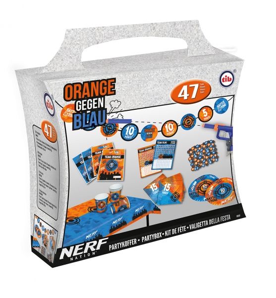 Partykoffer NERF, 47 Teile