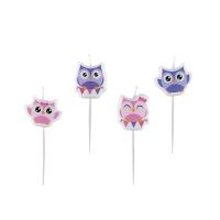 Minikerzen Eule, 4 St Minikerzen Eule, 4 St