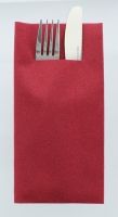 Besteckservietten Bordeaux, 40cm, 12 Stück Besteckservietten Bordeaux, 40cm, 12 Stück
