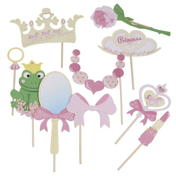 Foto-Accessoires / Photo Booth Requisiten Prinzessin