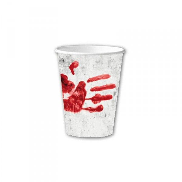 Pappbecher Halloween, 200ml, 8 St