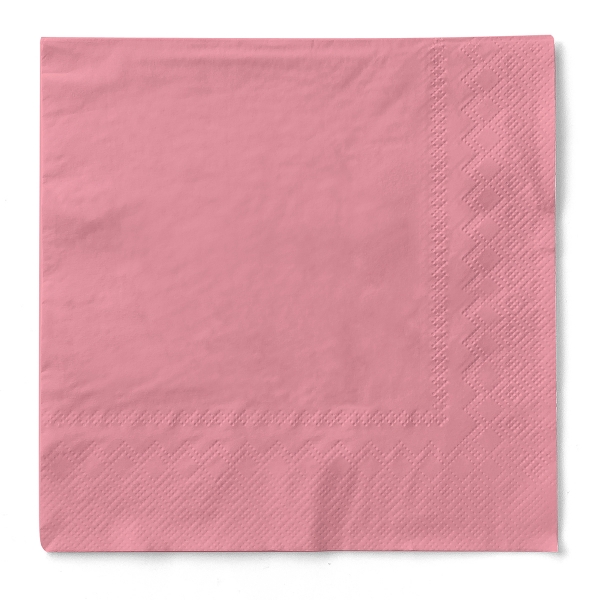 Servietten Rosa, 33cm, 20 Stück