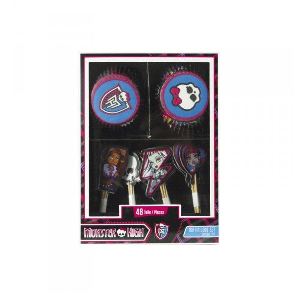 Muffin-Set Monster High, 48-teilig