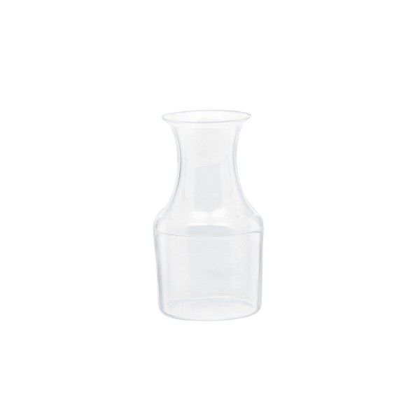 T1142295-Mini-Plastikkaraffe-geschwungen-transparent-221ml-6-Stueck