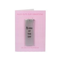 Klappkarte mit Wimpel "Queen of the Day" Klappkarte mit Wimpel "Queen of the Day"