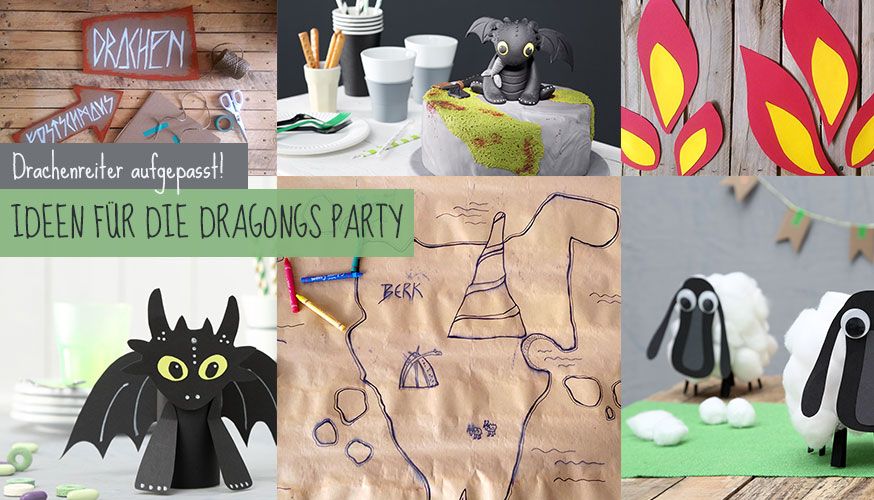 Mit diesen Tipps für die Dragons Party begeistern Sie kleine Drachenfans!