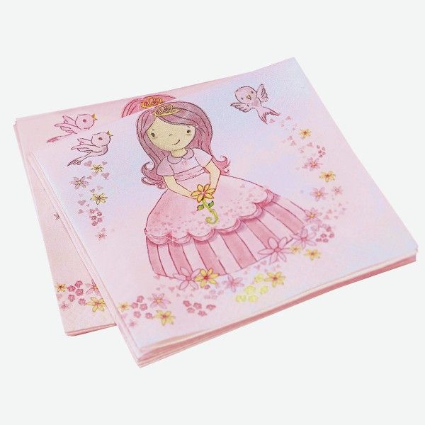 Servietten Prinzessin, 16,5cm, 8 St
