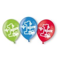 Luftballons 1. Geburtstag, 6 St Luftballons 1. Geburtstag, 6 St