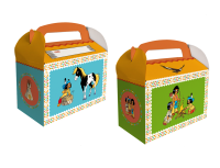 Geschenkboxen Yakari, 15x8x9,5cm, 6 Stück
