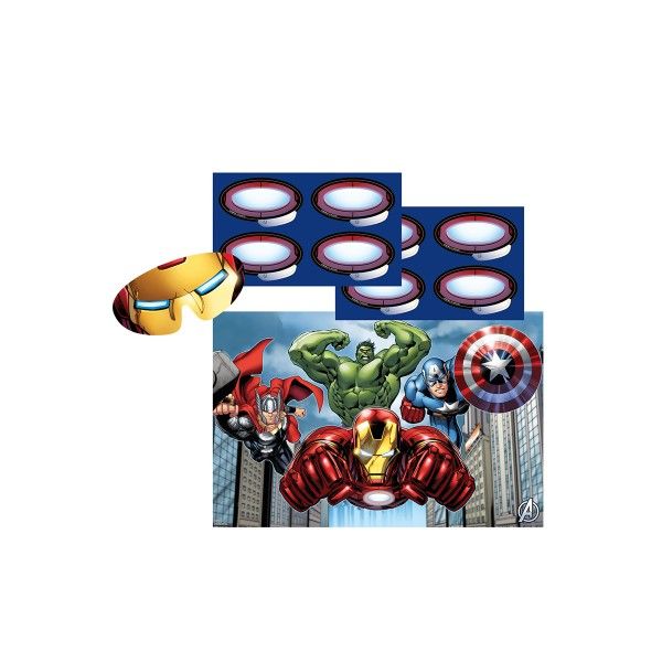 T1142222-Party-Spiel-Avengers-10-teilig