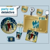 Party-Set Detektiv, 42-teilig Party-Set Detektiv, 42-teilig