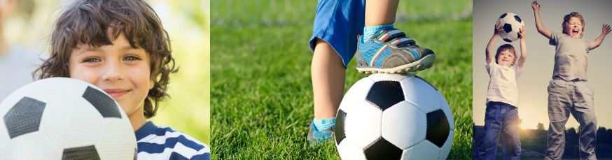 Auf diese Geburtstagsfeier freuen sich alle kleinen Fußballfans! • Fotos: WavebreakmediaMicro, Daddy Cool, Chepko Danil/ Fotolia.com