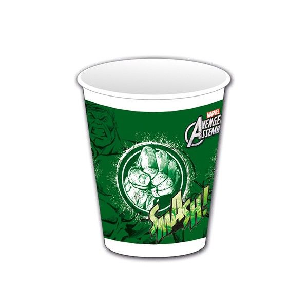 T1142331-Trinkbecher-Avengers-Teen-Hulk-200ml-8-Stueck
