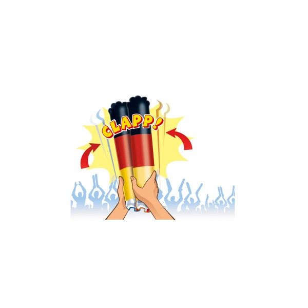 Fan-Clappers Fussball EM , 2 Stück