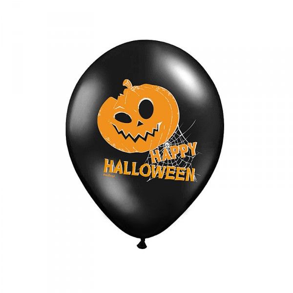 Luftballons Happy Halloween, 6 St