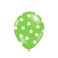Luftballons mit  Punkten gr Luftballons mit  Punkten gr