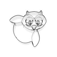 Ausstecher Eule Petie, 5cm Ausstecher Eule Petie, 5cm