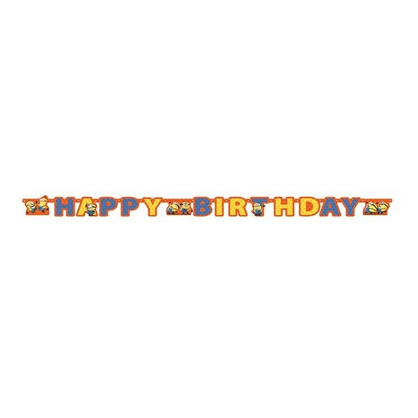 Girlande Minions "Happy Birthday"