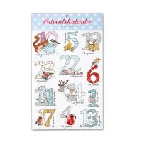 Sticker Adventskalender, 24 Stück Schneetiere Sticker Adventskalender, 24 Stück Schneetiere