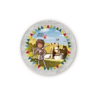 Pappteller Ritter Trenk, 23cm, 8 Stück Pappteller Ritter Trenk, 23cm, 8 Stück