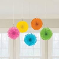 Rosetten bunt pastell, 5 St Rosetten bunt pastell, 5 St