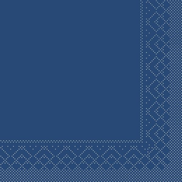 Servietten Blau, 33cm, 20 Stück