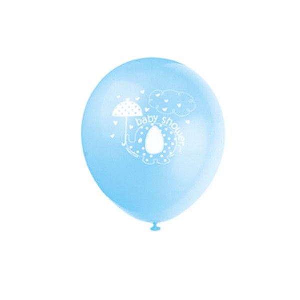 Luftballons Baby, blau, 30cm, 8 St