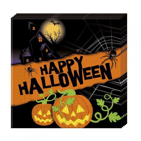 Servietten Halloween, 33cm, 20 Stück