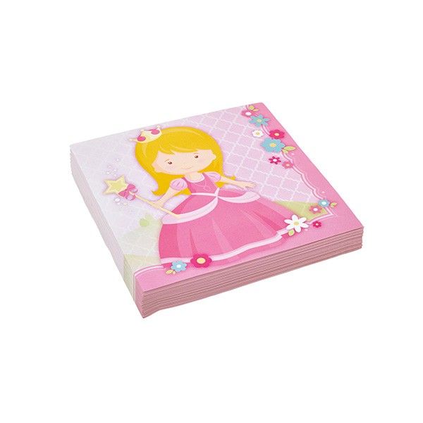 T1142119-Servietten-Prinzessin-33cm-16-Stueck