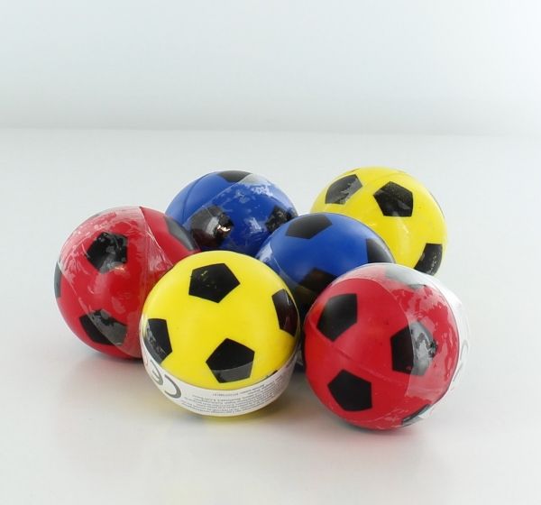 Flummi Fussball, ø 4,3 cm, 1 Stück, farblich sortiert