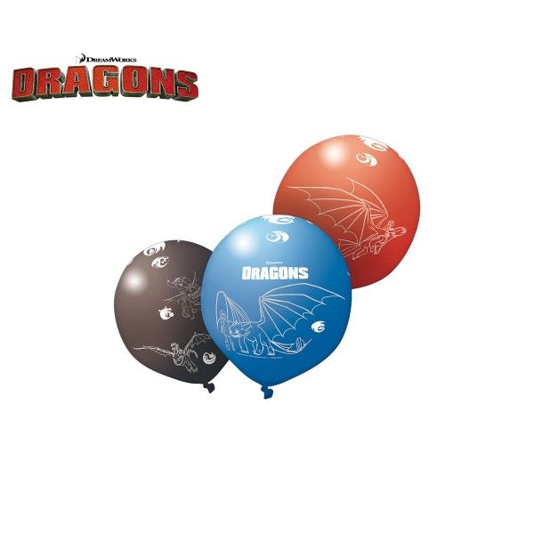 Luftballons Drachenzähmen leicht gemacht, 5 Stück X