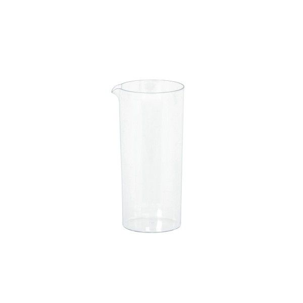 T1142296-Mini-Plastikkaraffe-gerade-transparent-221ml-6-Stueck