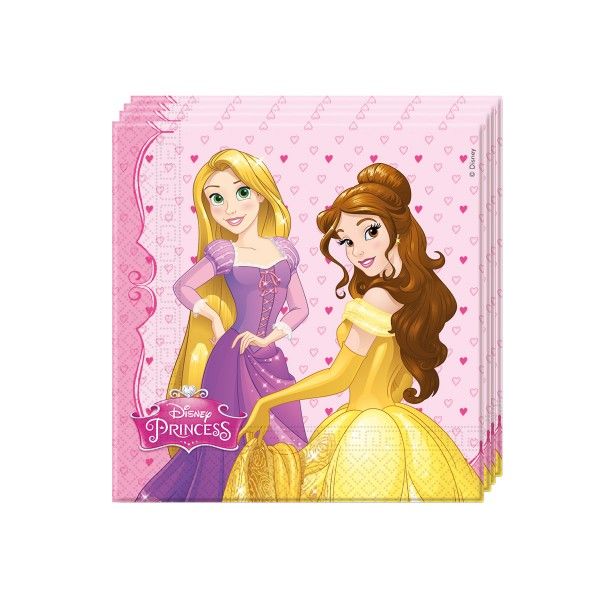 Servietten Disney Prinzessinnen, 33cm, 20 St
