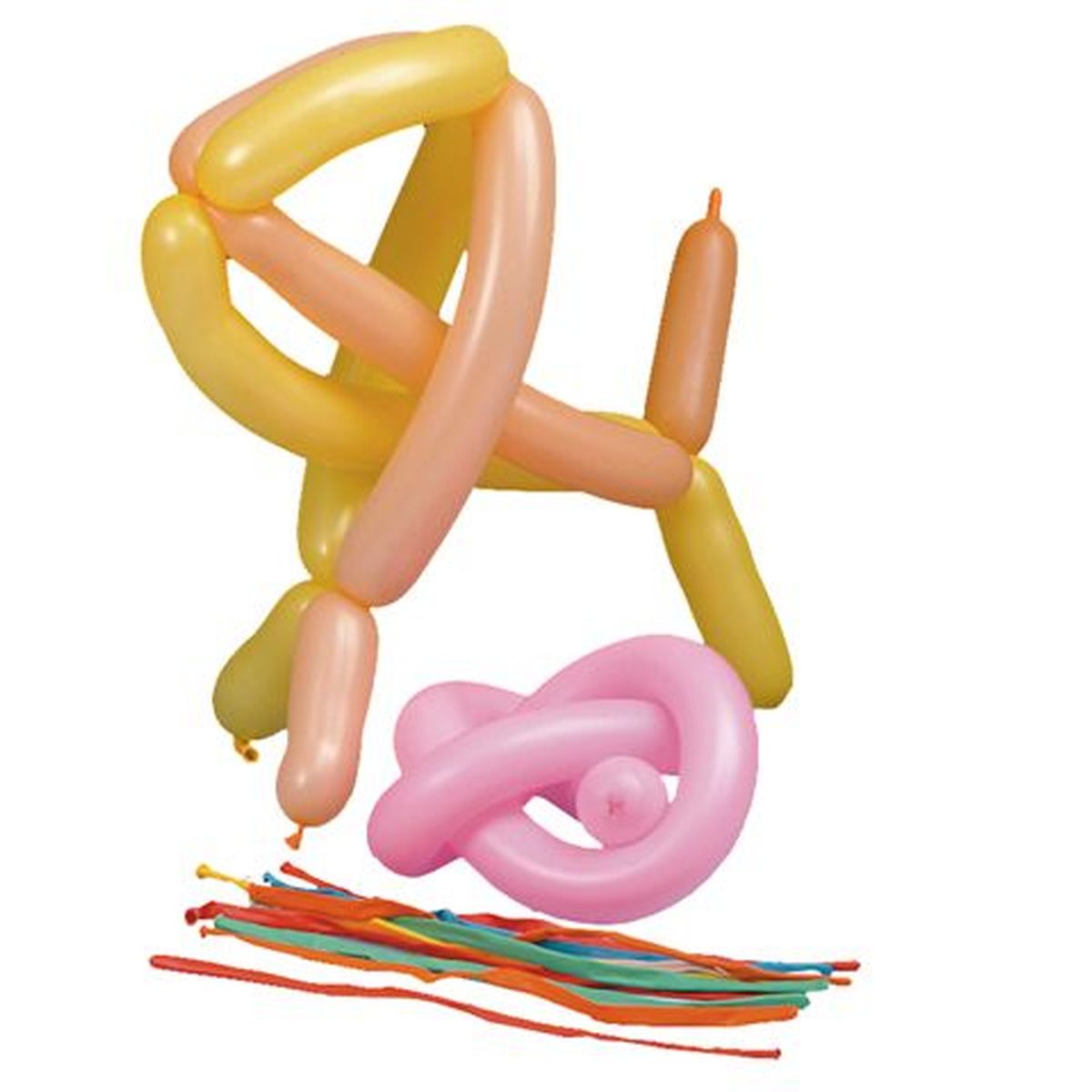 Luftballons zum Modellieren, bunt gemischt, 7 Stück | Motiv Luftballons