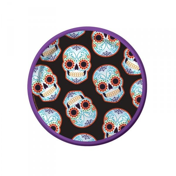 Pappteller Halloween, ø18cm, 8 Stück