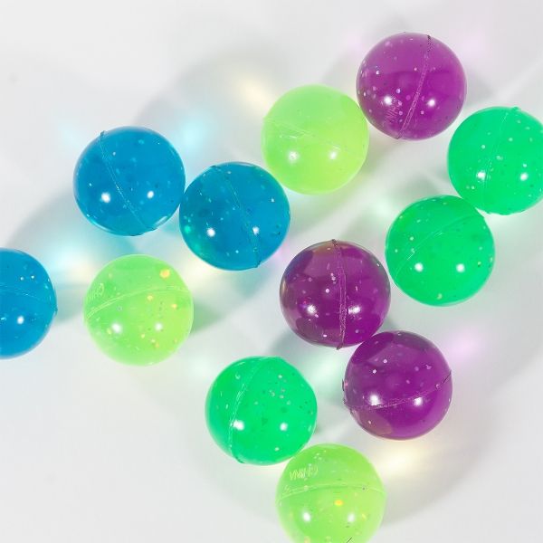 Flummis, bunt, 12 Stück