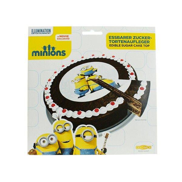 Zucker-Tortenaufleger Minions 1St.