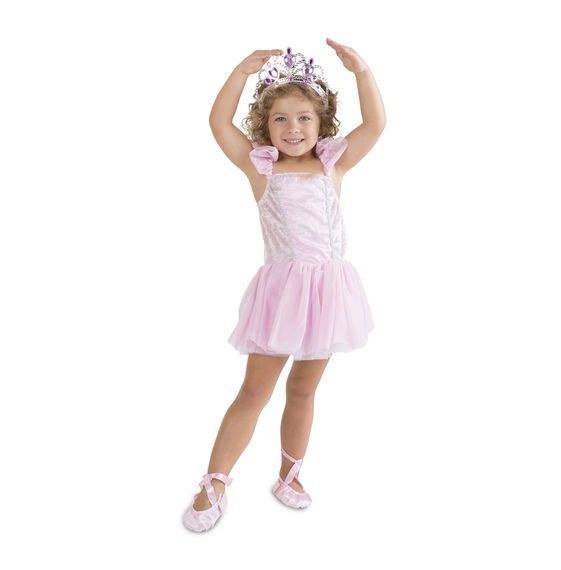 Kostüm Ballerina, Alter 3-6 Jahre, 1 Stück