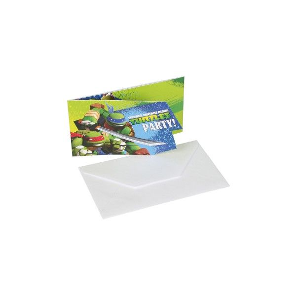 T1142244-Einladungskarten-Ninja-Turtles-8-Stueck