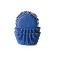 Muffinförmchen, blau, 50 Stück