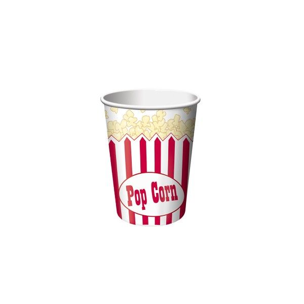Becher Popcorn, 256 ml, 8 Stück X