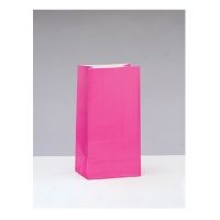 Partytüten aus Papier pink, 12 Stück Partytüten aus Papier pink, 12 Stück