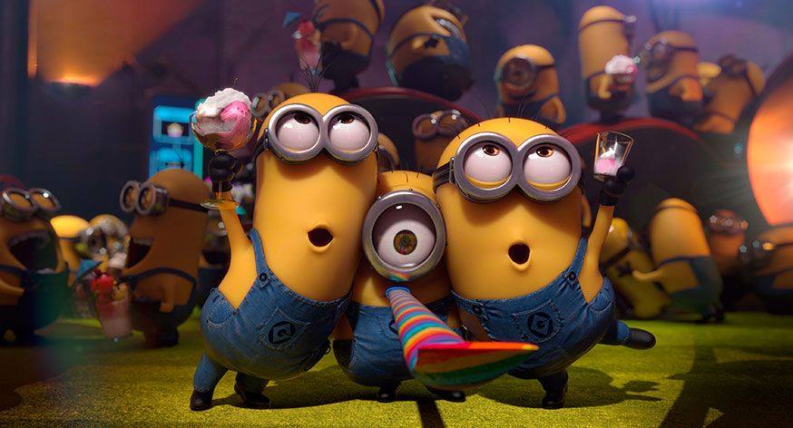 Gelber Spaß auf dem Minion Geburtstag! • Foto: DESPICABLE ME 2, 2013. ©Universal Pictures/courtesy Everett Collection - Ich einfach unverbesserlich 2/action press